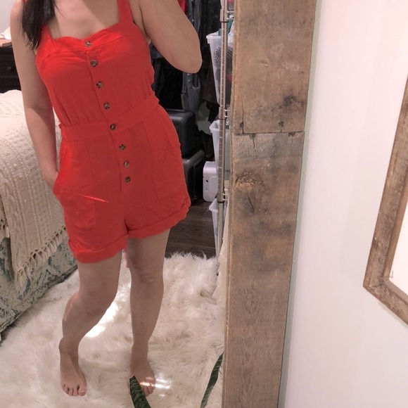 FRNCH Paris boho romper size large linen blend - Picture 3 of 9